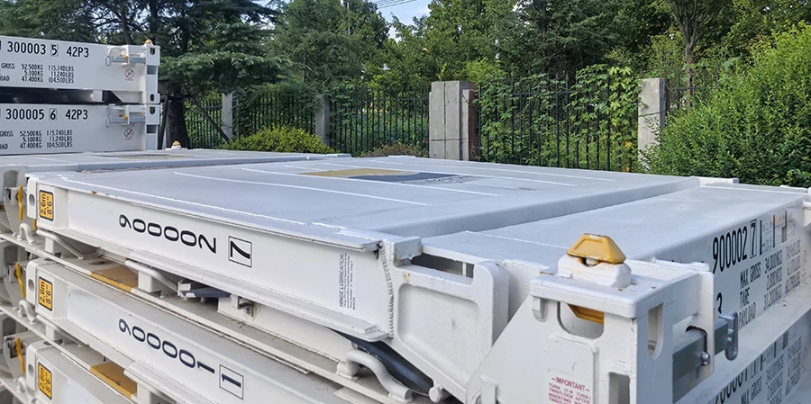 Collapsible Flat Rack Container